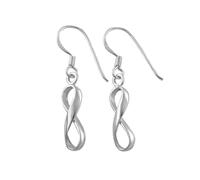 925 Sterling Silver Figure of Eight Infinity Earrings