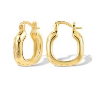 925 Sterling Silver Filigree Hoop Earrings for Women - Hypoallergenic Hollow Oval U Shaped Post Hoops for Jewelry Gifts