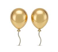 925 Sterling Silver Flat Back Earrings Minimalist Balloon Studs Gift Box Included Hypoallergenic Jewelry for Sensitive Ears