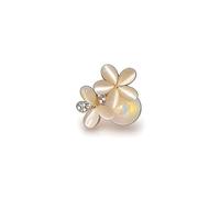 925 Sterling Silver Flat Back Earrings with Opal and Crystal Flower Design - Hypoallergenic Studs for Sensitive Ears, Ideal Birthday or Gift for Her with Jewelry Gift Box Included