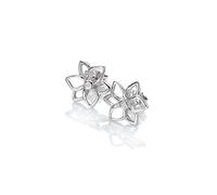 Hot Diamonds Elegant Flower Earrings - Sterling Silver - Sterling Silver / Diamond