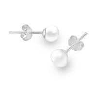 925 Sterling Silver Freshwater Pearl Earrings for Women Trendy Fashion Jewelry Gift
