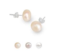 925 Sterling Silver Freshwater Pearl Earrings for Women Trendy Fashion Jewelry Gift