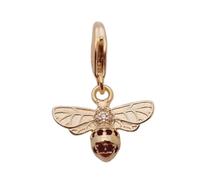 925 Sterling Silver Garden Animals HedgeHog | DragonFly | LadyBird | Buzzing Bees Clip-on Lobster Clasp Charm | For Linked Chain Bracelets or Necklace