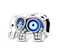 925 Sterling Silver Hanging Charms & Charms for DIY Jewellery - Pendants, Beads & Decorations for Pandora Bracelets & Necklaces, Sterling Silver, Cubic Zirconia
