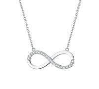 925 Sterling Silver Infinity Jewelry Sets With Cubic Zirconia Chain Love Infinite Jewelry Set Gift
