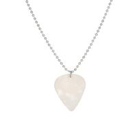 925 Sterling Silver k And Roll Necklace For Women Men, Heart Shape Pendent Guitar Pick Movie Peripherals Neck Chain, Spiked Choker, Punk Necklace, Spike