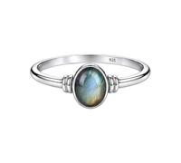 925 Sterling Silver Labradorite Marquise Shape Gemstone Ring Simple Elegant Everyday Handmade Jewelry R-1913AI_V