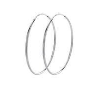 925 Sterling Silver Large Hoop Earrings Circle Endless Huggie Big Hoops Earring 40/50/60/70/90mm for Women Girls (70mm)