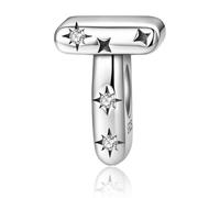 925 Sterling Silver Letter Charm for Pandora Bracelet Alphabet Initial Charm A-Z Jewelry Gifts for Women