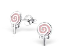 925 Sterling Silver Lollipop Stud Earrings for Women & Girls - Cute Candy Jewellery Gift - Hypoallergenic & Nickel-Free - The Rose & Silver Company