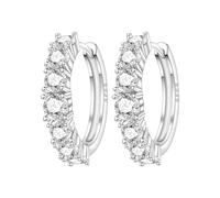 925 Sterling Silver Multi-Style Hoop Earrings for Women