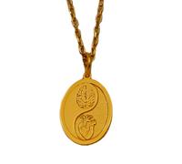 925 sterling silver necklace 22-26mm|18 inch chain|mandala pendant - handmade sacred geometry charm| necklace of balance|focus & mindfulness for her or him|gold plating handmade jewelry |LK_PNK_01856