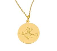 925 sterling silver necklace 22-26mm|18 inch chain | triquetra pendant - celtic knot necklace | ancient symbol of unity and eternity | trinity knot pendant for men and women|gold plating |LKGP_01844