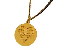925 sterling silver necklace 22mm|18 inch chain | heart lock necklace - handmade love pendant| romantic jewelry | sentimental symbol | free engraving|gold plating handmade jewelry |LK_PNK_01841