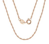 925 Sterling Silver Necklace Dainty for Women 1.5Mm Singapore Chain Necklaces