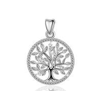 925 Sterling Silver Necklace Oak Tree Pendant Nature Jewelry The Bride Birthday Party Best