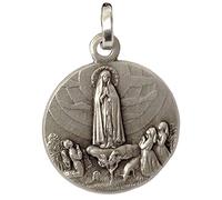 925 STERLING SILVER " OUR LADY OF FATIMA " MEDAL - 100% MADE IN ITALY