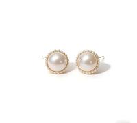 925 Sterling Silver Pearl Stud Earrings with Flat Back Design, Hypoallergenic and Nickel Free, Ideal for Sensitive Ears - Perfect Birthday or Gift for Her with Jewelry Gift Box Included