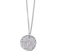 925 Sterling Silver Pendant Twelve Constellations Necklace Embossed Coin Clavicle Guardian Choker Astrology Jewellery for Women Men