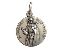 925 Sterling Silver " Saint Brigit " Medal - Patroness of Europe
