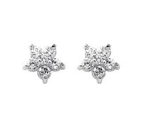 925 Sterling Silver Simple Mini Flower Earrings for Women Exquisite All-match Snowflake Ear Studs S925 Jewelry