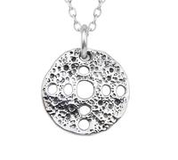 925 sterling silver smallancient coin necklace replica |LK_NLC_02976 | piece rustic round boho bohemian pendant cut out holes delicate petite dainty with 18 inch chain silver
