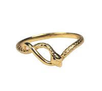 925 Sterling Silver Snake Gold-Plated Ring for Women, Adjustable Coiled Serpent Design with Engraved Scales, Statement Stackable Jewelry with Drawer Style Box