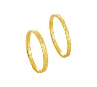 925 Sterling Silver Stackable Ring Band for Women,18K Gold Plated,Textured Design,2mm,Size O 1/2