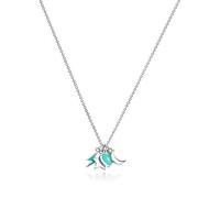 925 Sterling Silver Stars Moon Lightning Heart Shape Necklace Pearl Cross Classic Sign Pendant Clavicle Necklace