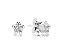 925 Sterling Silver Starshine Orchid Rainbow Arcs of Love Heart Interlinked Circles Stud Earrings For Women Jewelry Gift
