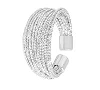 925 Sterling Silver Statement Ring Multi Layer Strand Adjustable Ring Minimalist Wrap Ring Jewelry