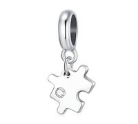 925 Sterling Silver Stylish Puzzle Charm Love Bead Pendant For Original Bracelet Bangle Women Diy Fashion Jewelry