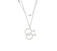 925 Sterling Silver Trans Necklace, Gay Lesbian Symbol Pendant Necklaces, Bisexual Transgender Her And Necklace Lesbian, Double Venus Asexual