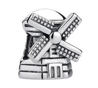 925 Sterling Silver Windmill Charm Birthday Bead Sport Anniversary Pendant for Pandora Charm Bracelet