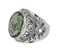 925 Sterling Silver Zircondia Crystal Ring For Women Statement Floral Carved Chunky Ring Silver Open Adjustable Thumb Band Engagement Jewelry Gift For Women Girls
