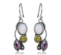 925 Wedding Moonstone Drop Earrings For Women Fine Jewelry Earring Girl's Party Engagement Gifts