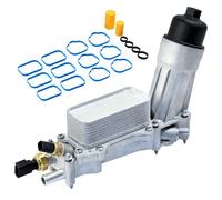 926-959 926-876 Upgraded Aluminum Engine Oil Filter Housing with Oil Cooler For 2011-2016 Chrysler 200 300 Dodge Charger Challenger Journey Caravan Durango Avenger, Wrangler, Ram ProMaster 3.6L