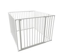 Safetots Premium Multi Panel Play Den, 92Cm X 92Cm, White, 70Cm High, White