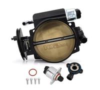 92mm/102mm High Flow Billet Aluminum Throttle Body With TPS Sensor For LS1 LS2 LS3 LS6 LSX Black TT102152 Throttle Body Actuator(102mm Black)