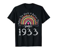 92nd Birthday Born Making The World Better Place Since 1933 T-Shirt