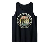 92nd Birthday Vintage September 1933 Retro Limited Edition Tank Top