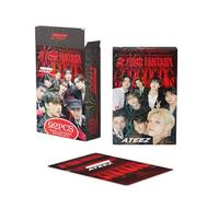 92Pcs Boxed Small Card ATEEZ THE WORLD EP. FIN: WILL Photo Card Star Greeting Card (94427-ATEEZ)