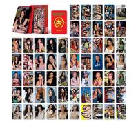 92PCS Katseye Photocards, 60 Pcs Photocards +32 Pcs Sticker, Premium Postcards Photo Cards Kpop, Premium K-Pop Postcards Featuring All Members for Collecting, Trading