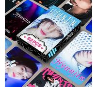 92Pcs Stray Kids Hyunjin Photocards -STAR Stray Kids New Album Cards Stray Kids Hyunjin Mini Merch PhotoCards Stray Kids Poster Lomo 60 Cards and 32 Stickers Gift for Stay