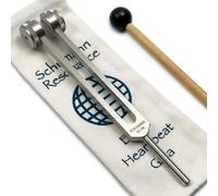 93.96Hz Schumann Weighted Tuning Fork with World Grid Engram, Silver