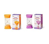 93068 Jumbo Sand Timer (5-Minute), Orange & 93069 Jumbo Sand Timer (10-Minute), Purple
