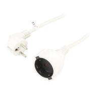 93088 extension cable sockets: 1 PVC black 3x1.5mm² 5m 10A Goobay