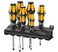 932/918/6 Screwdriver Set Kraftform WERA: Chiseldriver and Rack, 6 Pieces