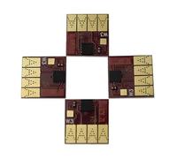 932 933 Ink Cartridge Chip Compatible with Officejet 6100 6600 Printer | Auto Reset Chip Shows Ink Level, Works Compatible with HP 932 933 Cartridges for Officejet Printers(Full color(4PCS))